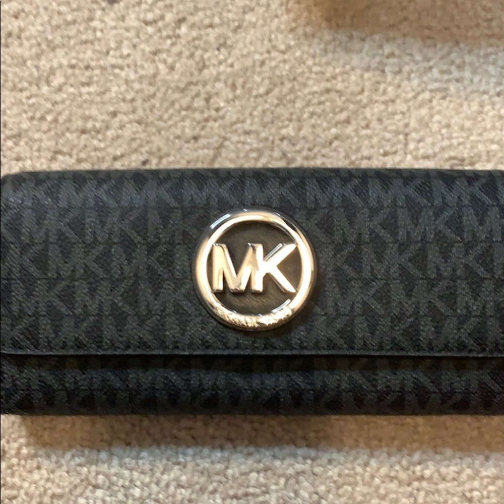 Classic black MK wallet